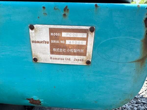EXCAVATOR KOMATSU PC20-7 - Image 2