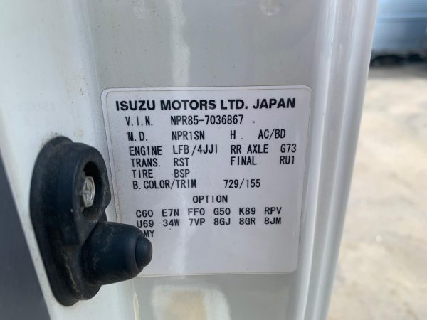 Isuzu ELF Close Van | Transmission F5 | Model: NPR85. - Image 5