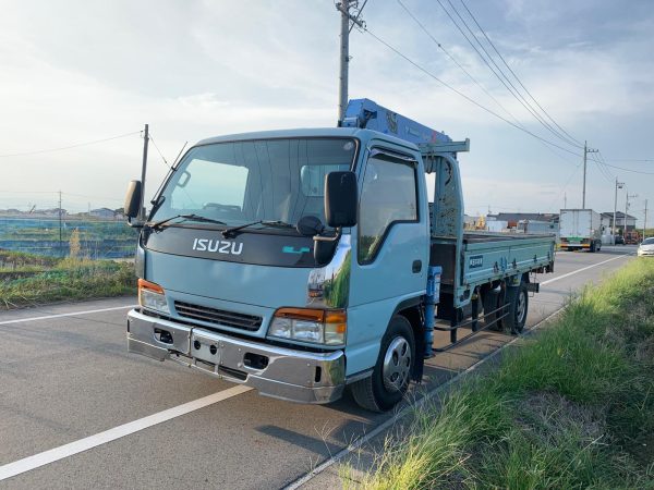 Isuzu Elf. Boom truck | NPR 75 | Engine 4HF1 | Transmission F5 - Image 4